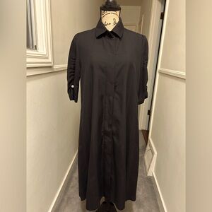 Akris Punto Black Swing Shirt Dress - 6